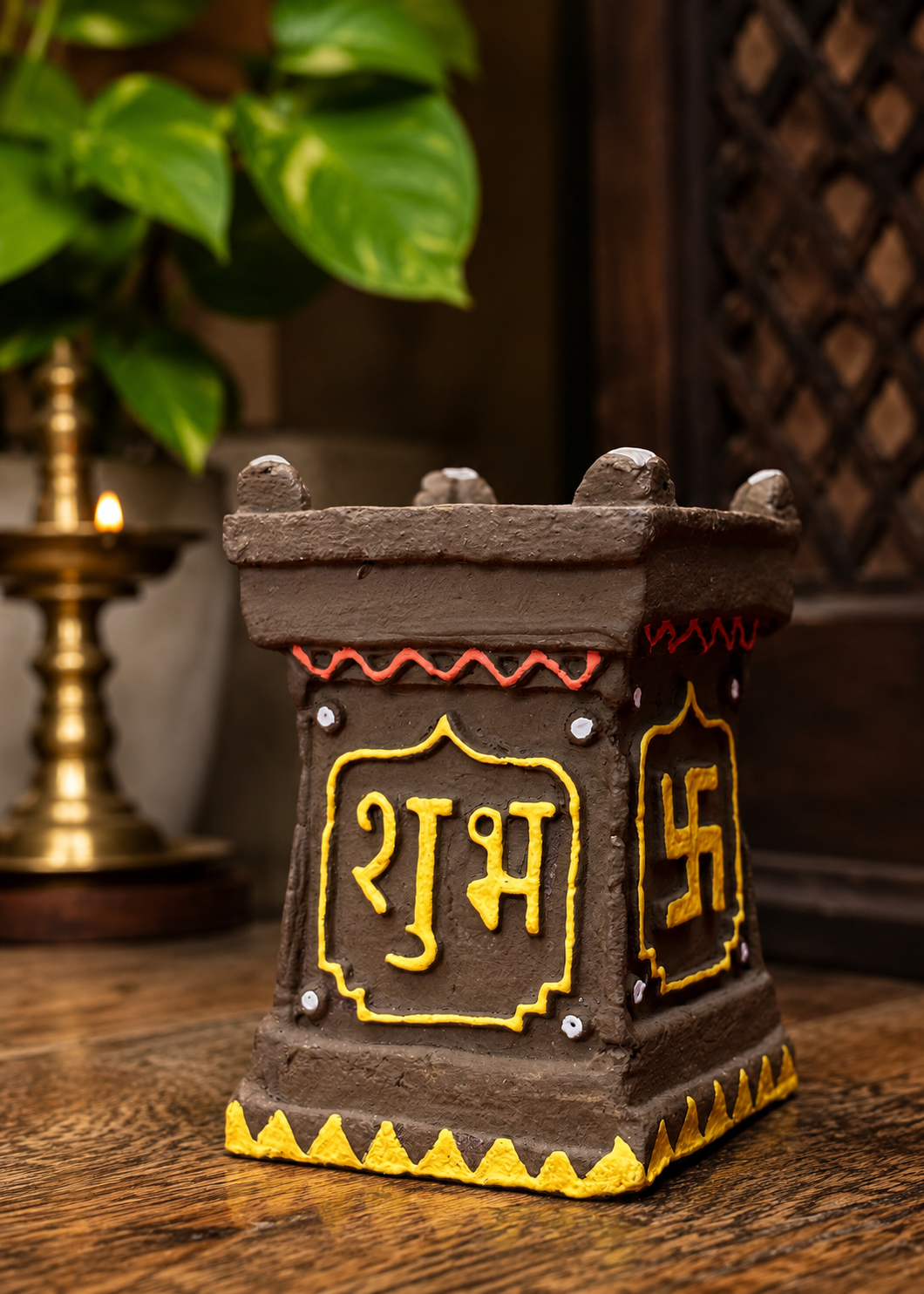 Handcrafted Cow dung DIya