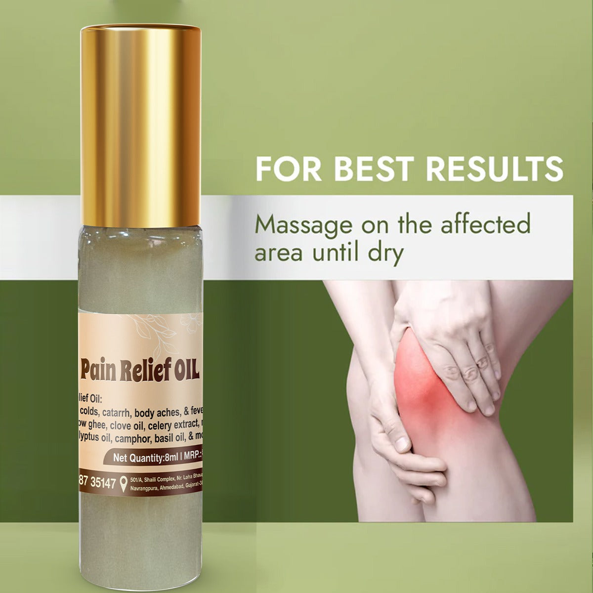 Universal Pain Relief Oil 8ML