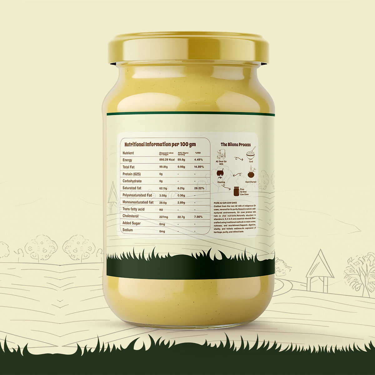 A2 Gir Cow Ghee 1000 ML